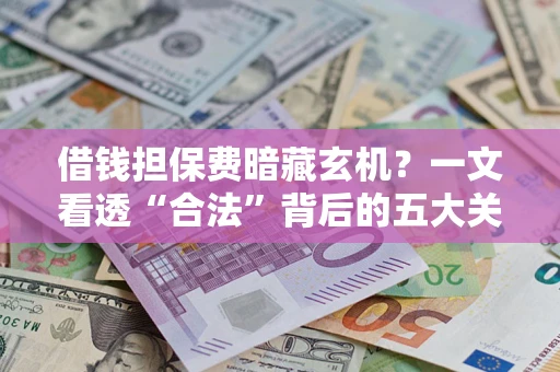 济南借钱担保费暗藏玄机？一文看透“合法”背后的五大关键陷阱