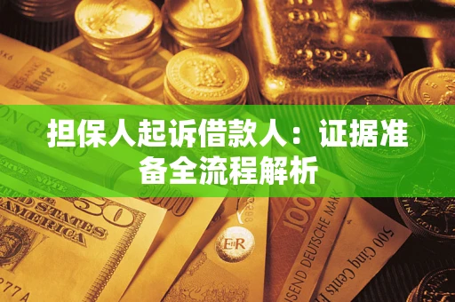 济南担保人起诉借款人：证据准备全流程解析
