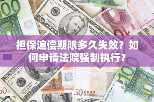 济南担保追偿期限多久失效？如何申请法院强制执行？