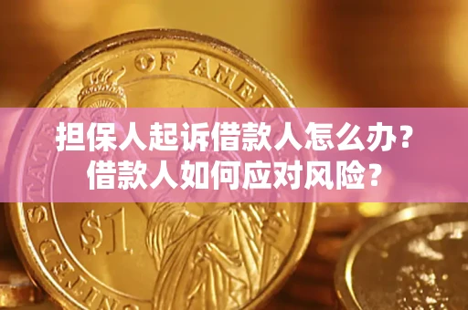 济南担保人起诉借款人怎么办？借款人如何应对风险？