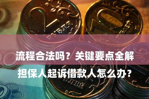 济南

担保人起诉借款人怎么办？流程合法吗？关键要点全解析