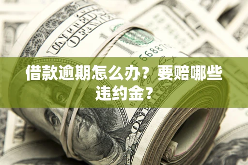 济南借款逾期怎么办？要赔哪些违约金？