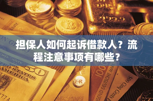 济南担保人如何起诉借款人？流程注意事项有哪些？